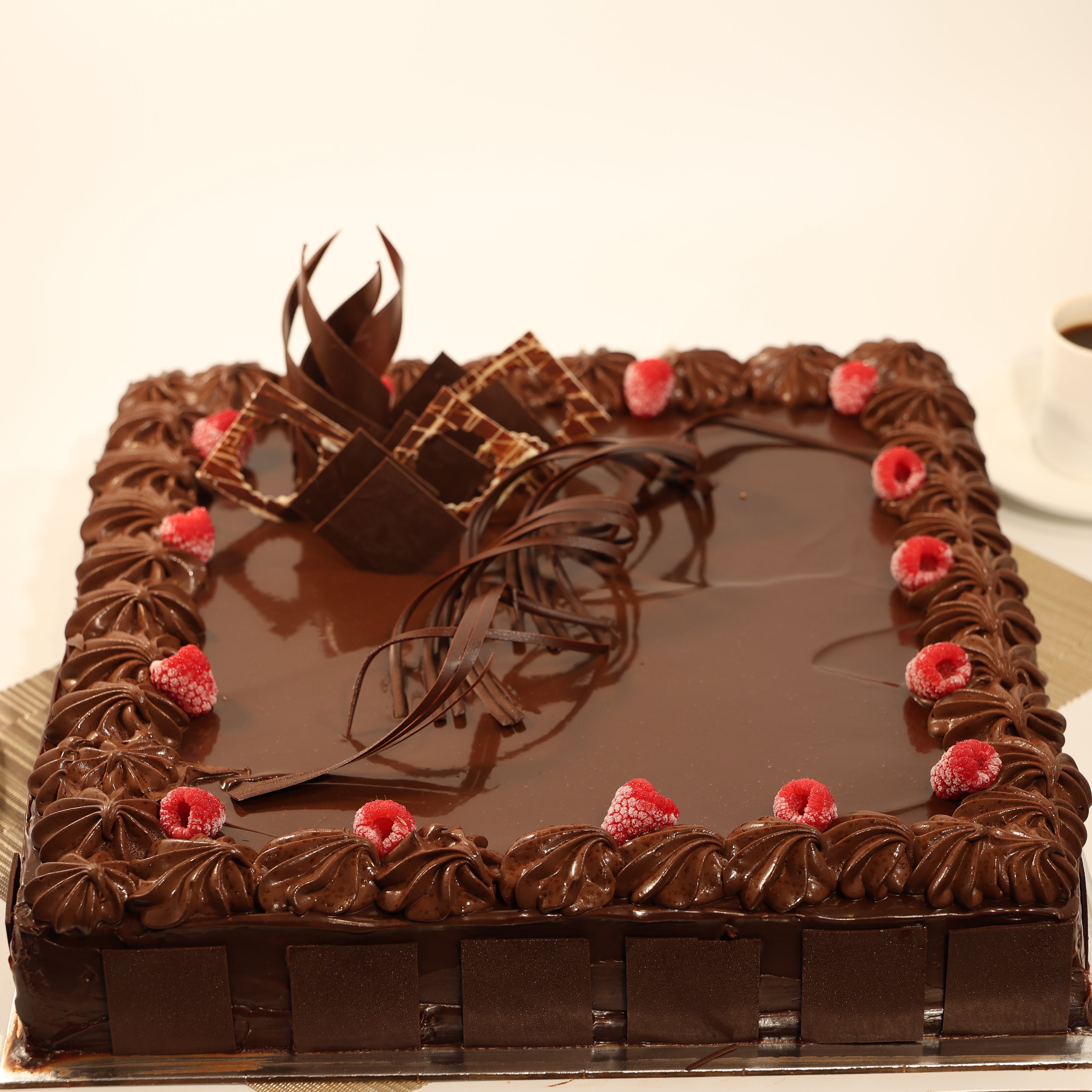 LARGE HALF MUD BIRTHDAY CAKE