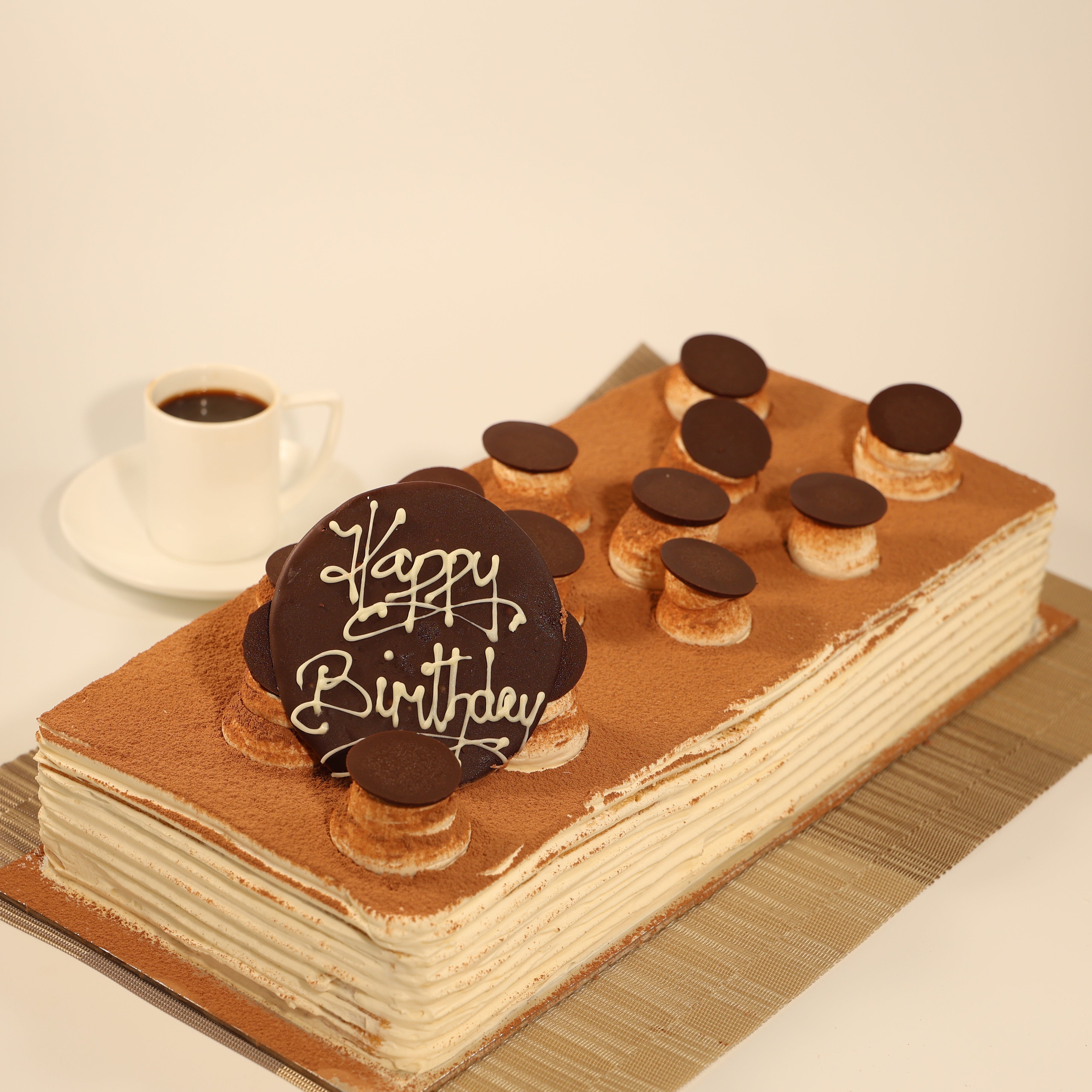 QUARTER TIRAMISU CAKE