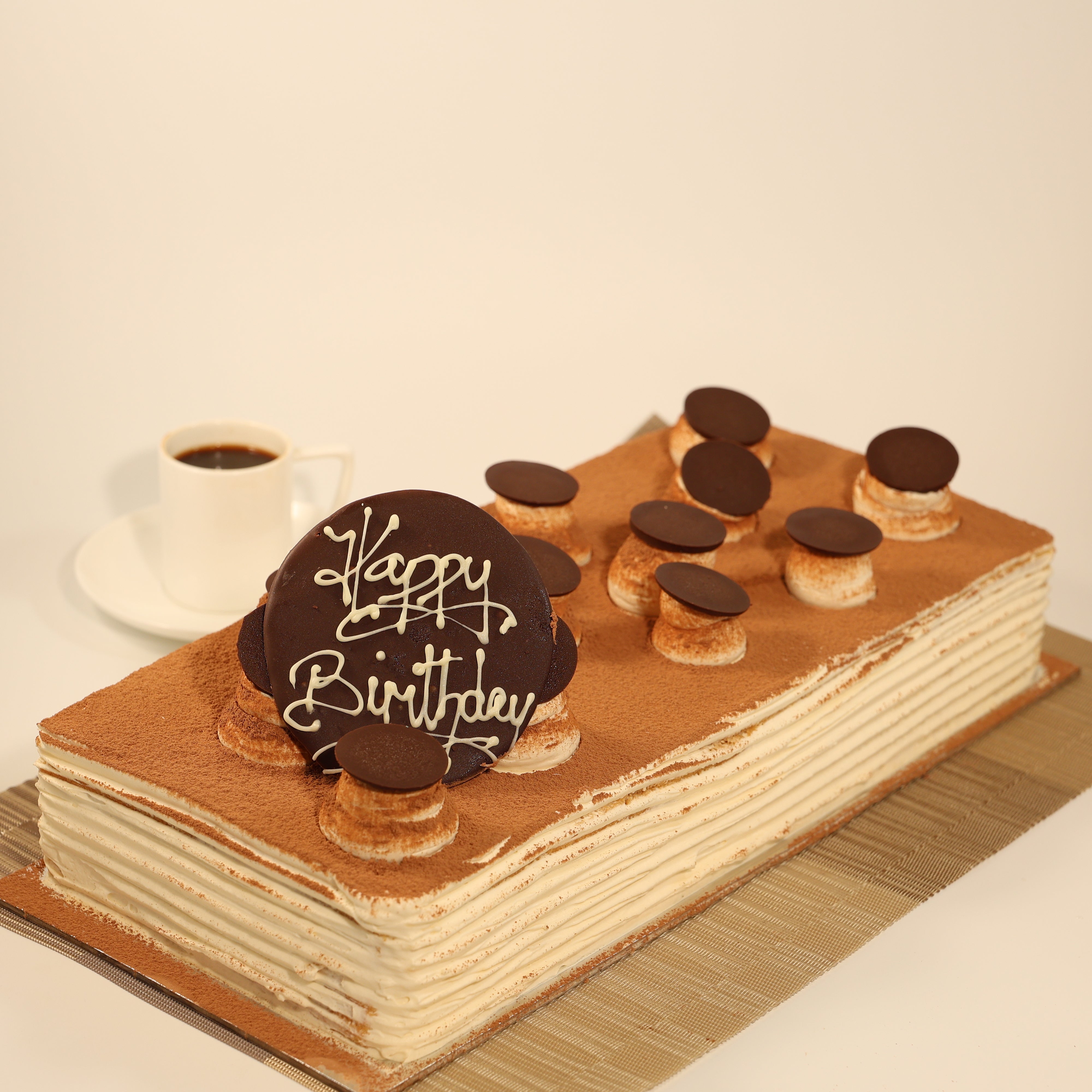 QUARTER TIRAMISU CAKE