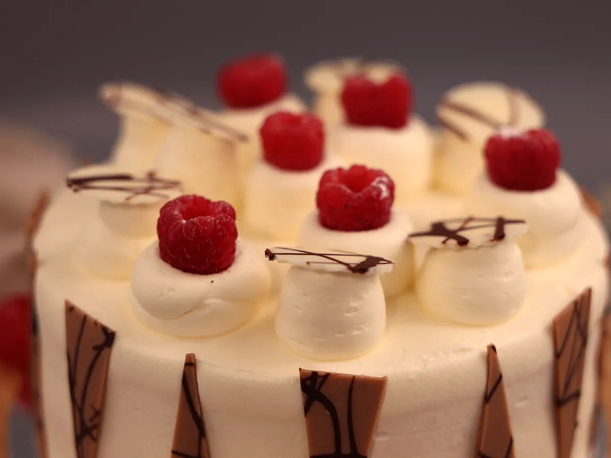 GF LARGE RASPBERRY VANILLA SPONGE CAKE