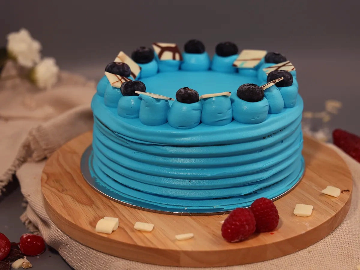 GF LARGE BLUEBERRY VANILLA SPONGE CAKE
