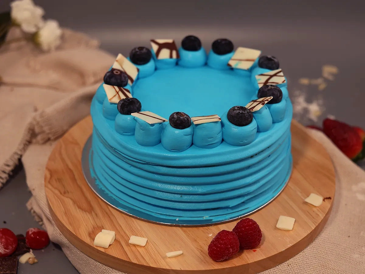 GF LARGE BLUEBERRY VANILLA SPONGE CAKE