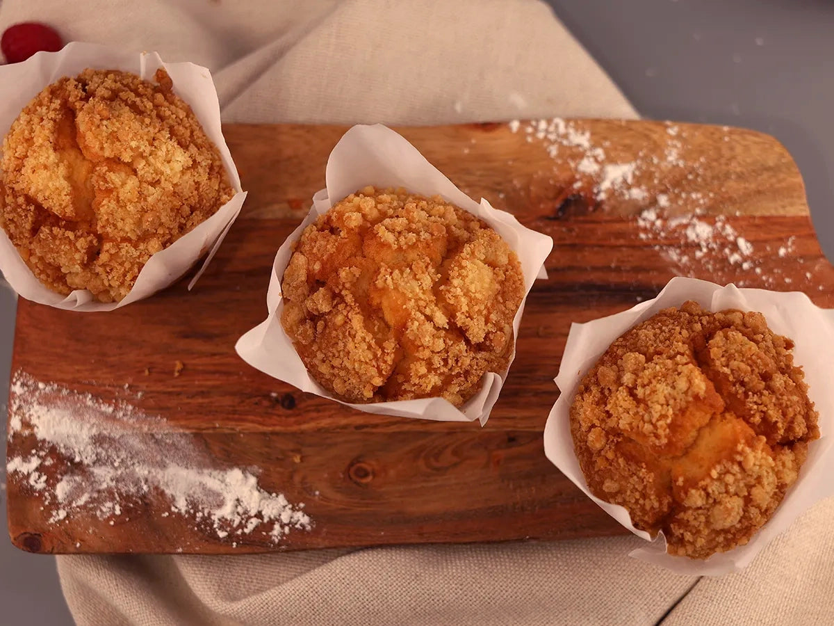 APPLE CRUMBLE MUFFINS BOX 9