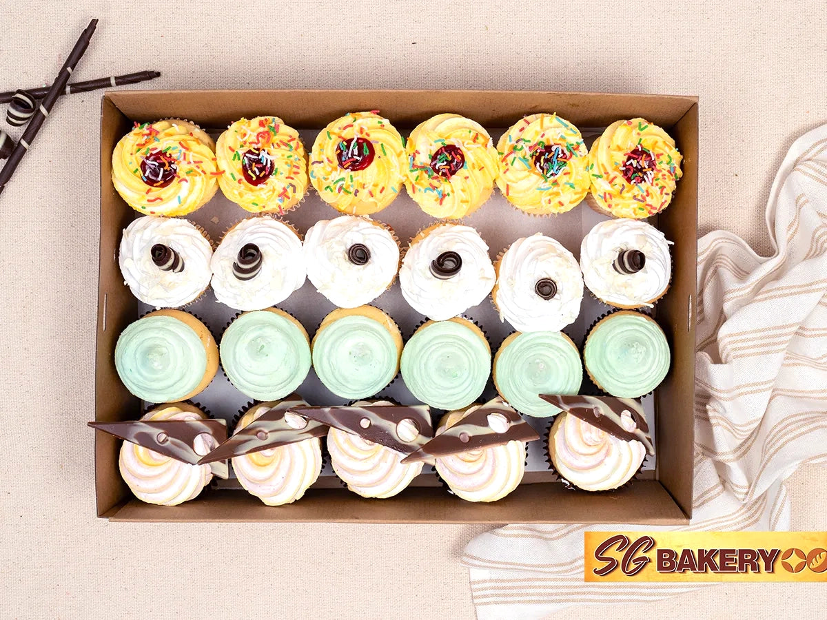 ASSORTED CUPCAKES BOX 12