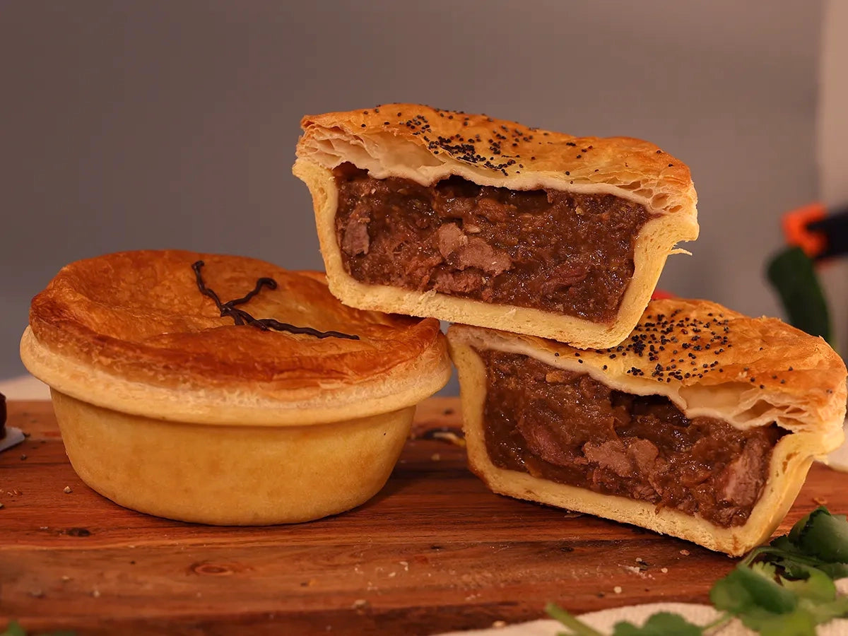 CHUNKY STEAK & KIDNEY PIES BOX 6