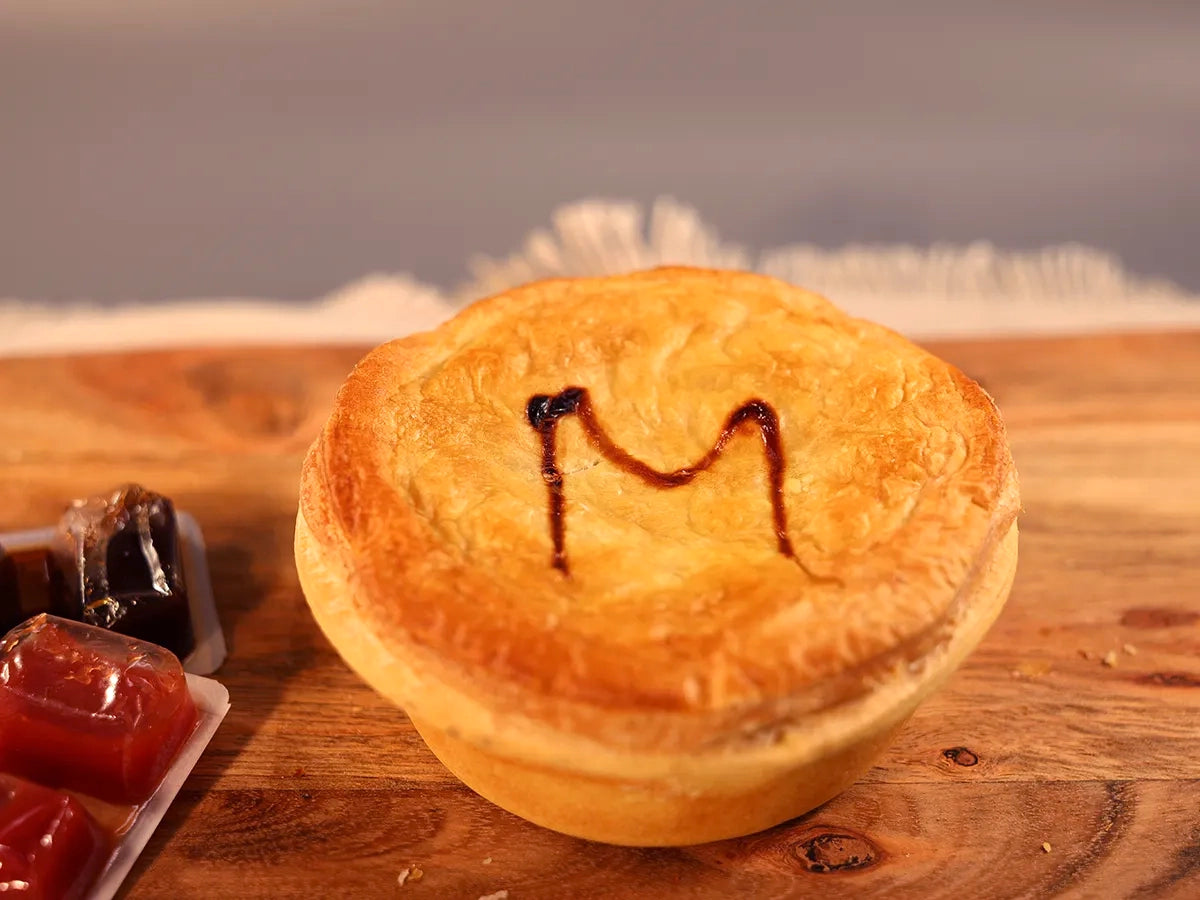 CHUNKY STEAK & MUSHROOM PIES BOX 6