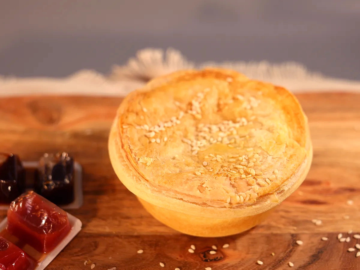 CHUNKY CHICKEN CREAMY VEGGIES MUSHROOM PIES BOX 6