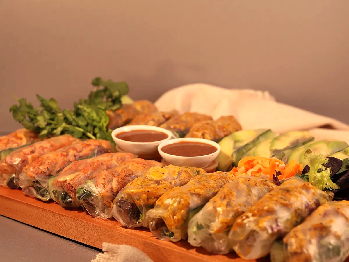 MIXED RICE PAPER ROLLS PLATTER 20