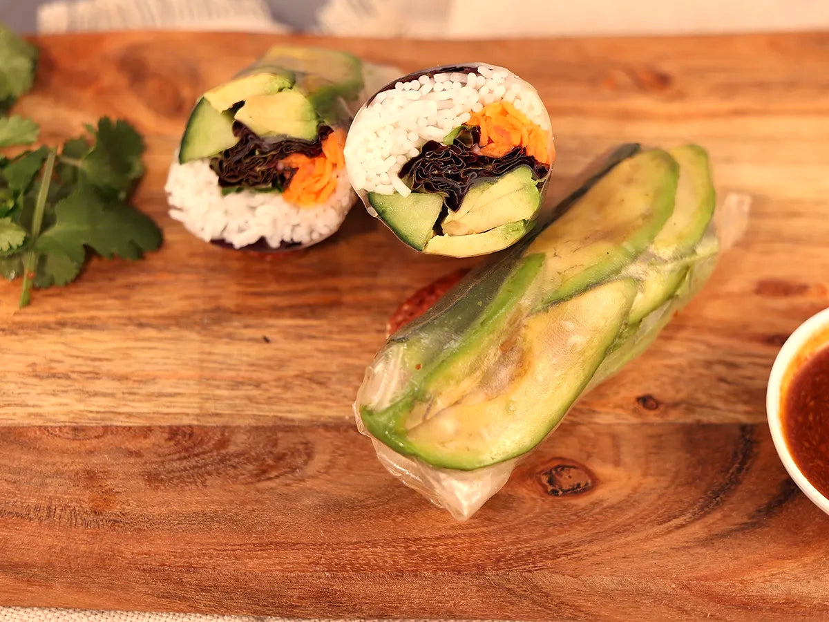 AVOCADO RICE PAPER ROLLS PACK 2