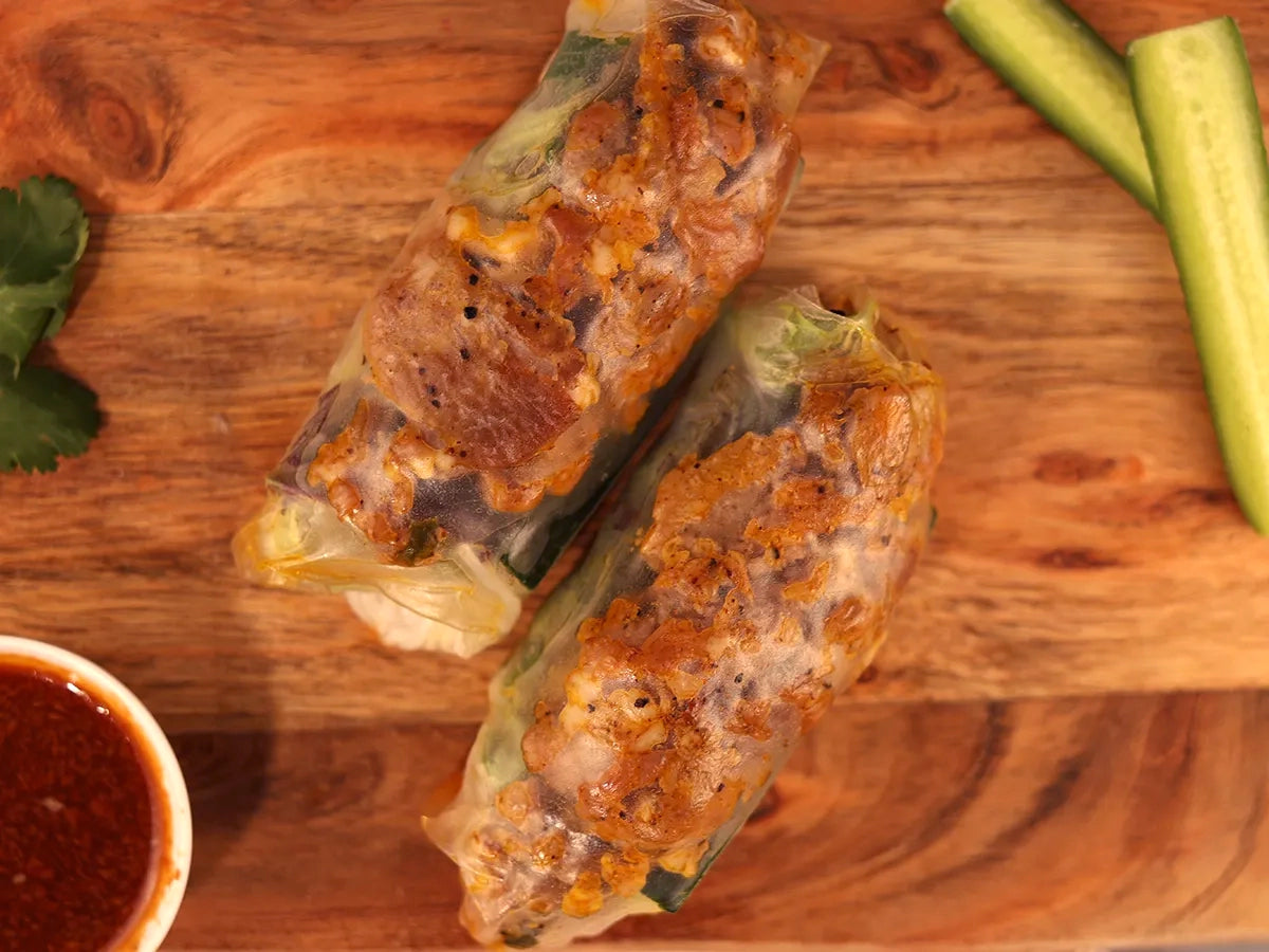 ROASTED PORK RICE PAPER ROLLS PACK 2