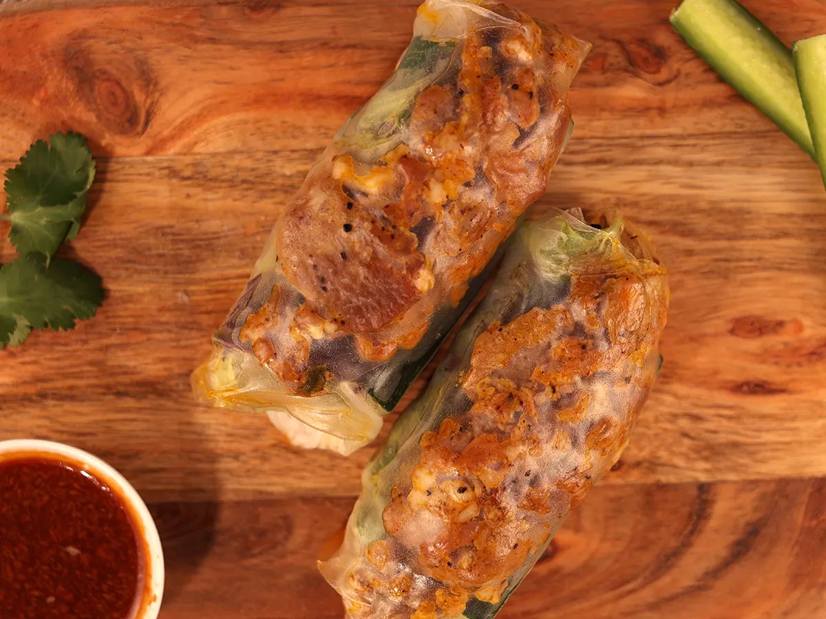 ROASTED PORK RICE PAPER ROLLS PACK 2